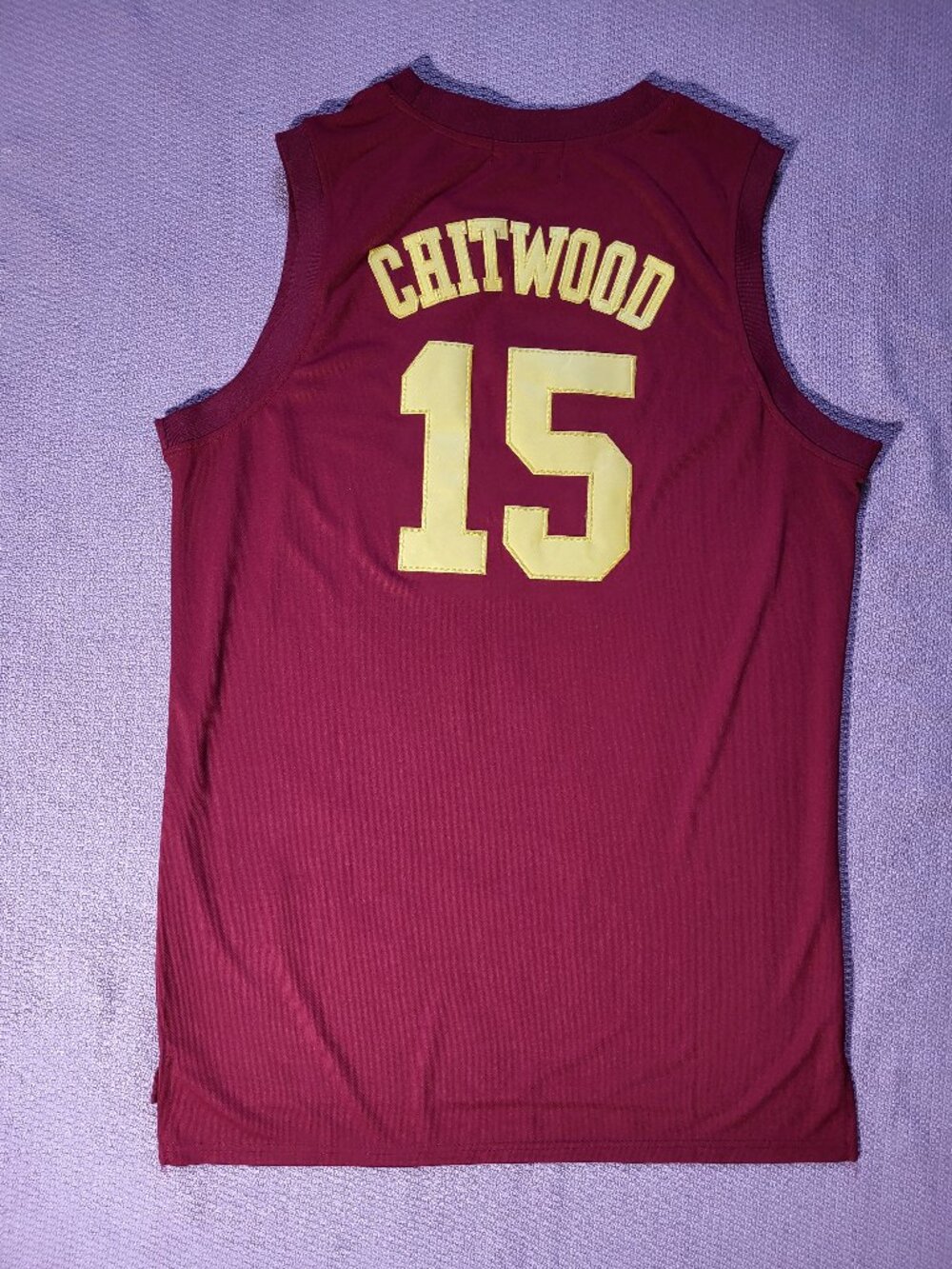 Throwback Jersey Hickory Chitwood #15 Stitched Jersey - Size XL - Picture 6 of 8